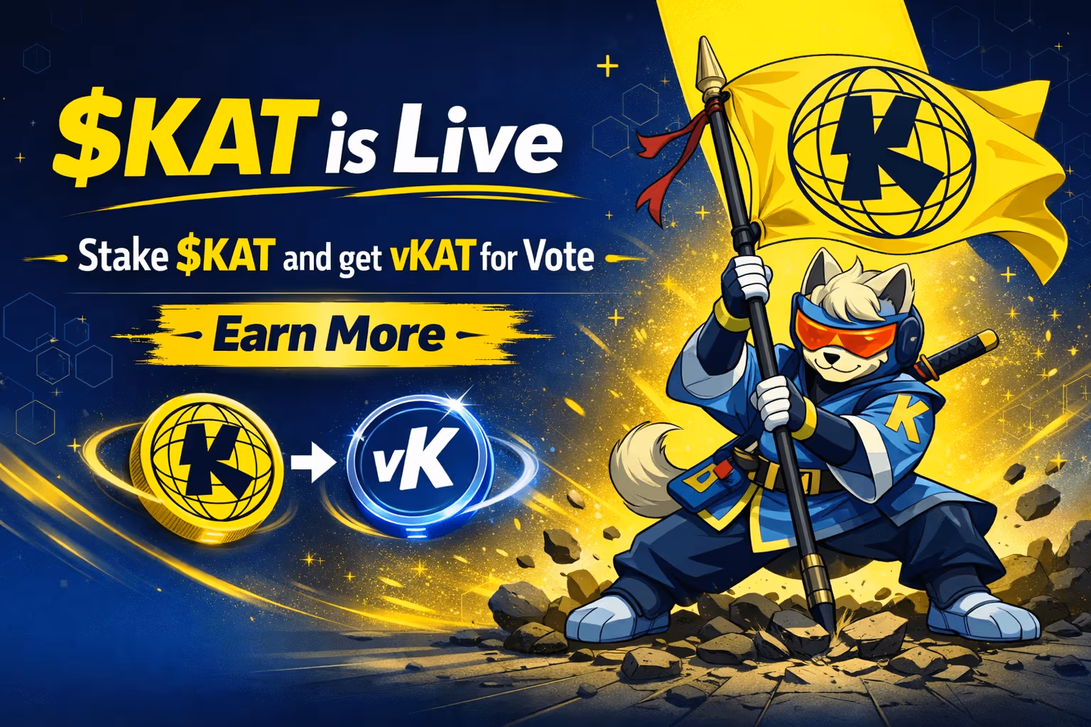 $KAT Is Live: Stake, Vote, and Earn More with Katana